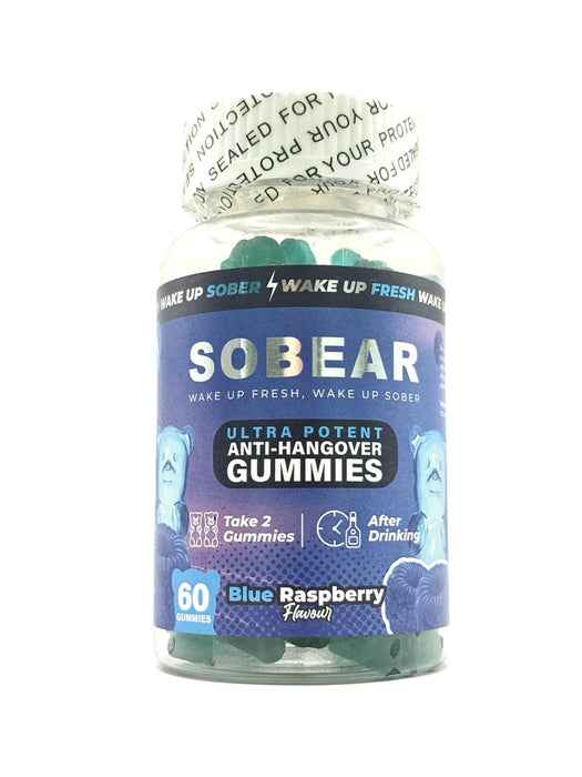SOBEAR HANGOVER GUMMIES BOTTLE (60 gummies) - 1 bottle