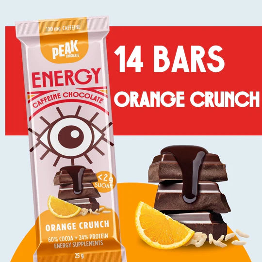 PEAK CHOCOLATE ENERGY Box of 14 bars