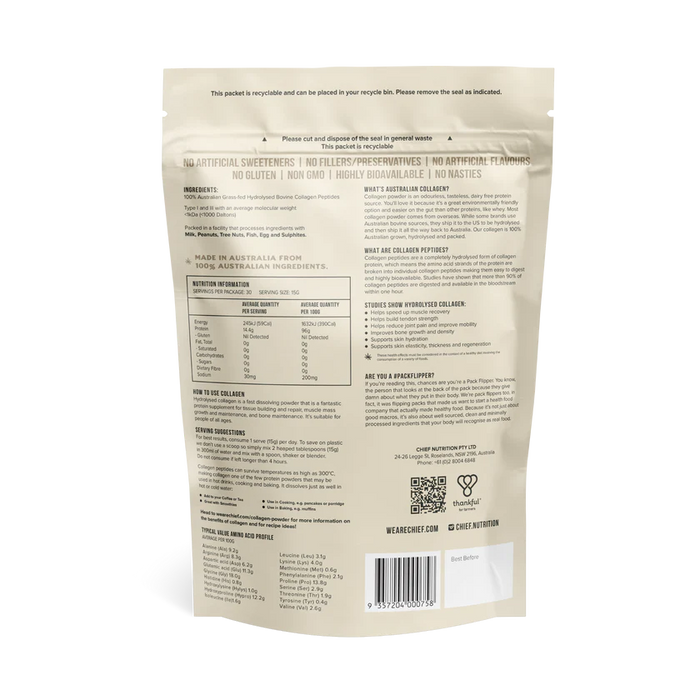 CHIEF GRASS-FED COLLAGEN 30 serves