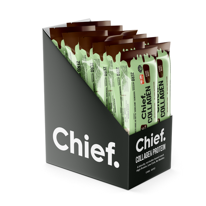CHIEF COLLAGEN PROTEIN BAR (Box of 12)