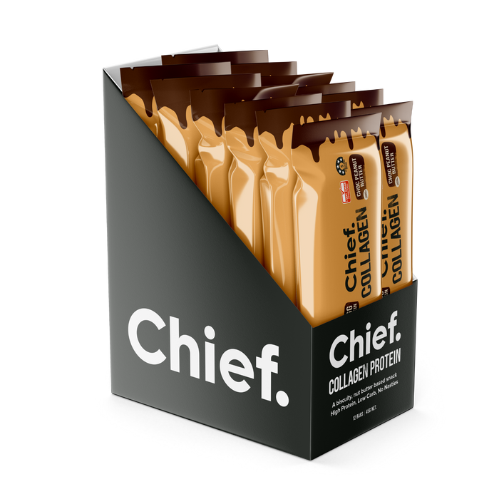 CHIEF COLLAGEN PROTEIN BAR (Box of 12)