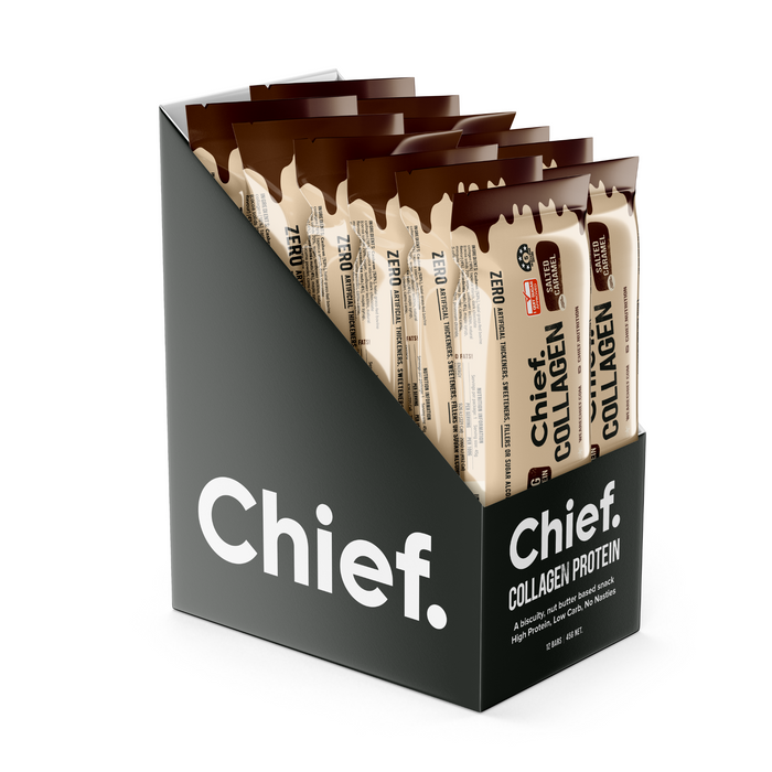 CHIEF COLLAGEN PROTEIN BAR (Box of 12)