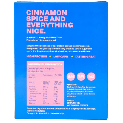 LOW CARB EMPORIUM LOW CARB PROTEIN CEREAL