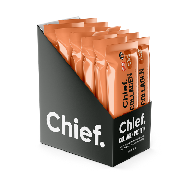 CHIEF COLLAGEN PROTEIN BAR (Box of 12)