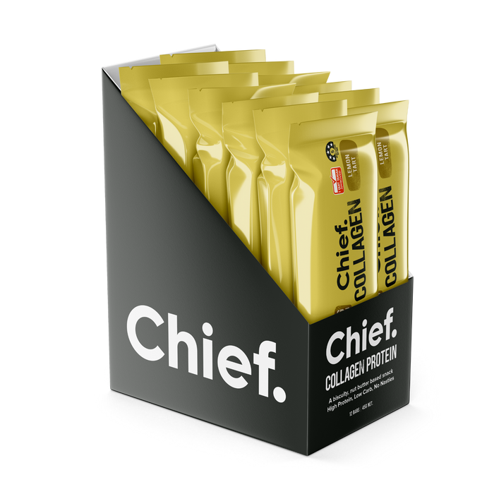 CHIEF COLLAGEN PROTEIN BAR (Box of 12)