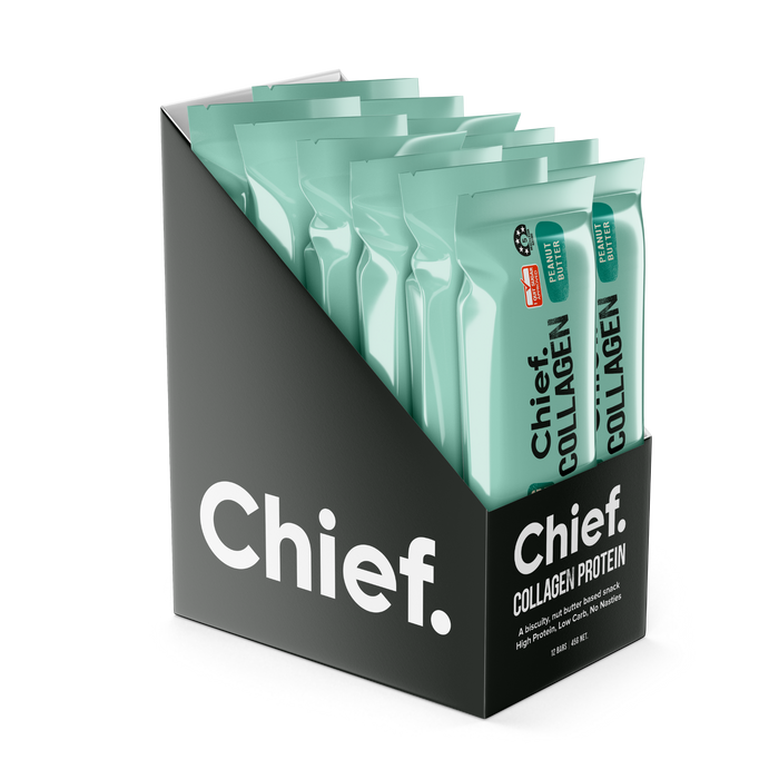 CHIEF COLLAGEN PROTEIN BAR (Box of 12)
