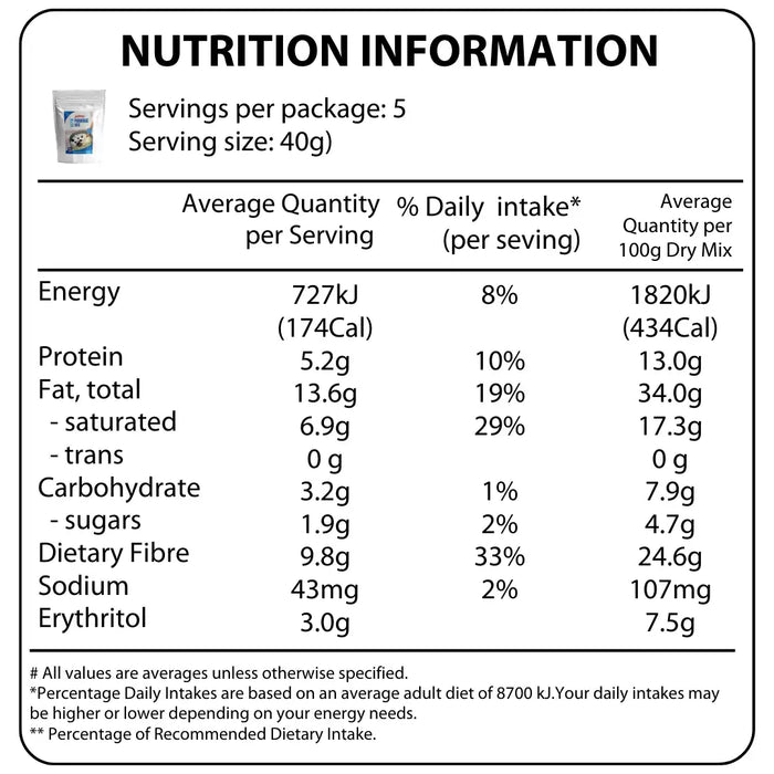 Justines Keto Porridge Mix