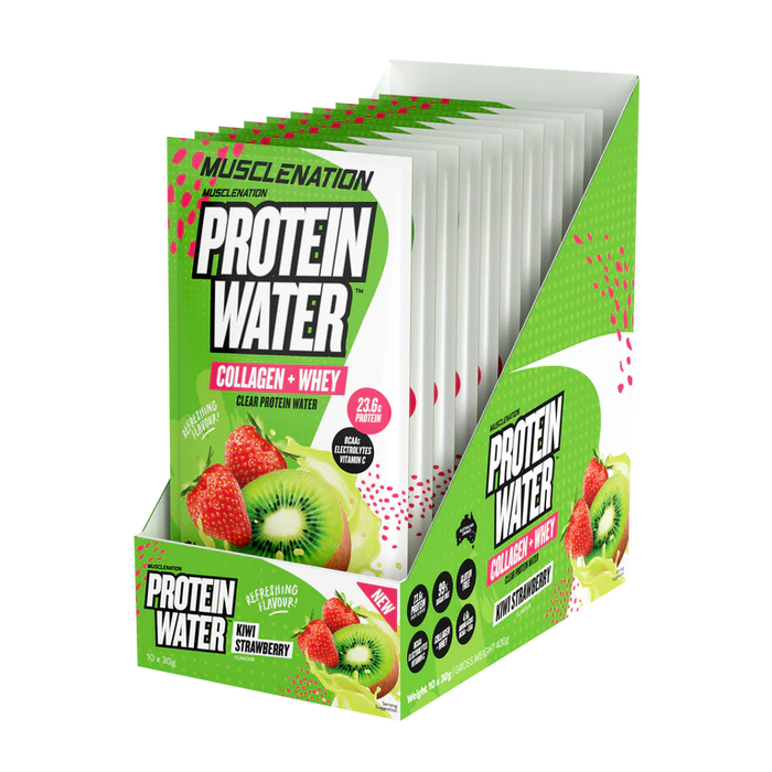MN PROTEIN WATER - Box of 10 Single Serve Sachets
