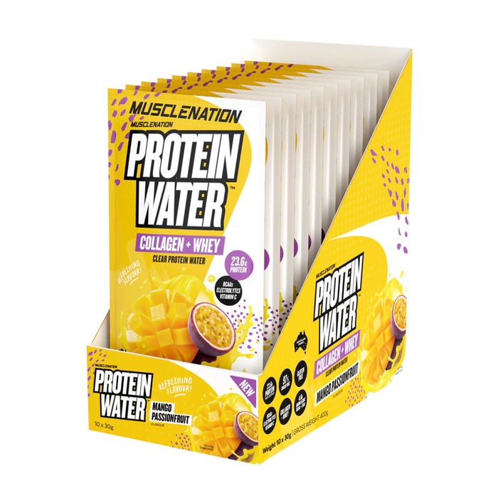 MN PROTEIN WATER - Box of 10 Single Serve Sachets