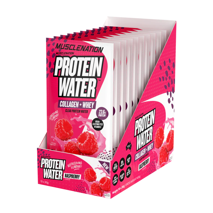 MN PROTEIN WATER - Box of 10 Single Serve Sachets