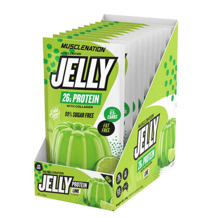 MUSCLE NATION PROTEIN JELLY 10 serves