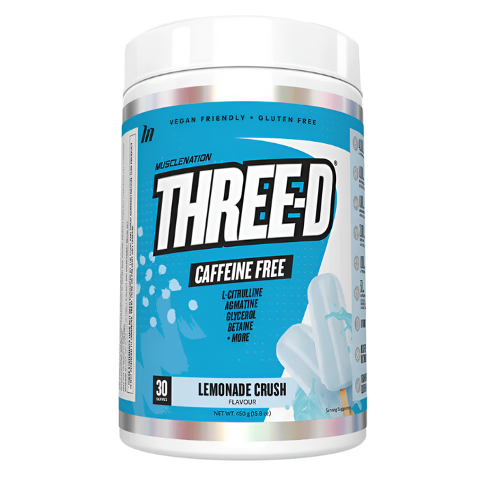 MUSCLE NATION THREE-D NON STIM PRE WORKOUT