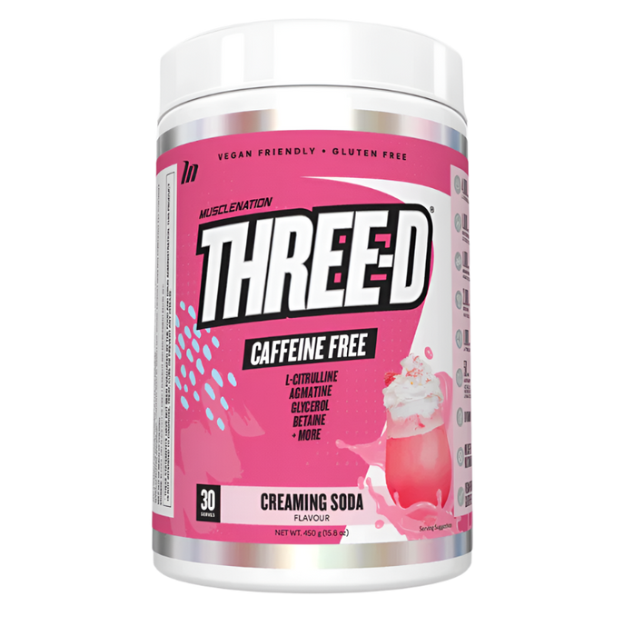 MUSCLE NATION THREE-D NON STIM PRE WORKOUT