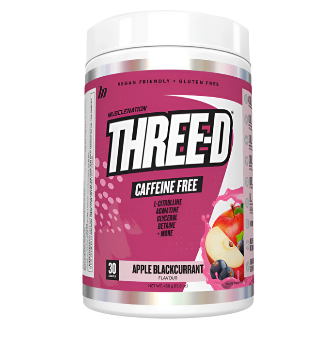 MUSCLE NATION THREE-D NON STIM PRE WORKOUT