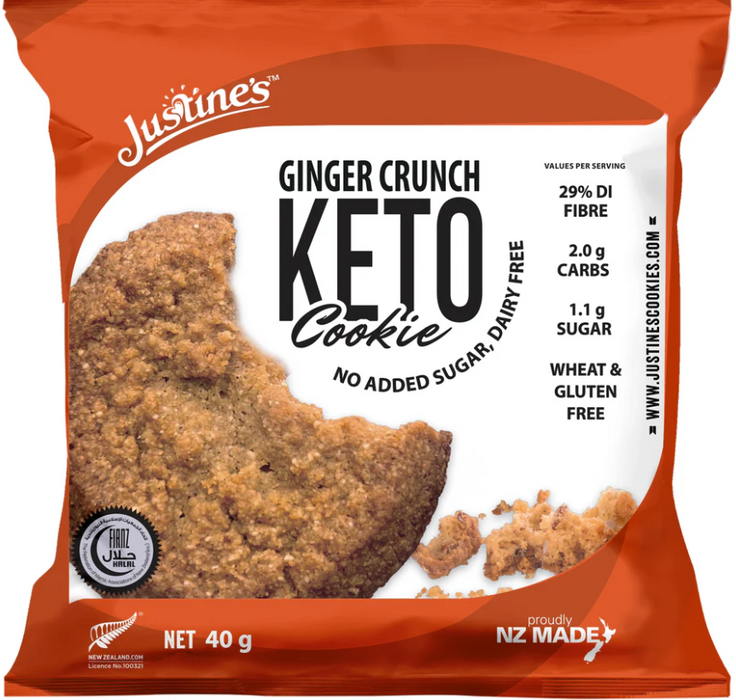 Justine's Protein Cookie Selection Box 60-75g - Box of 12