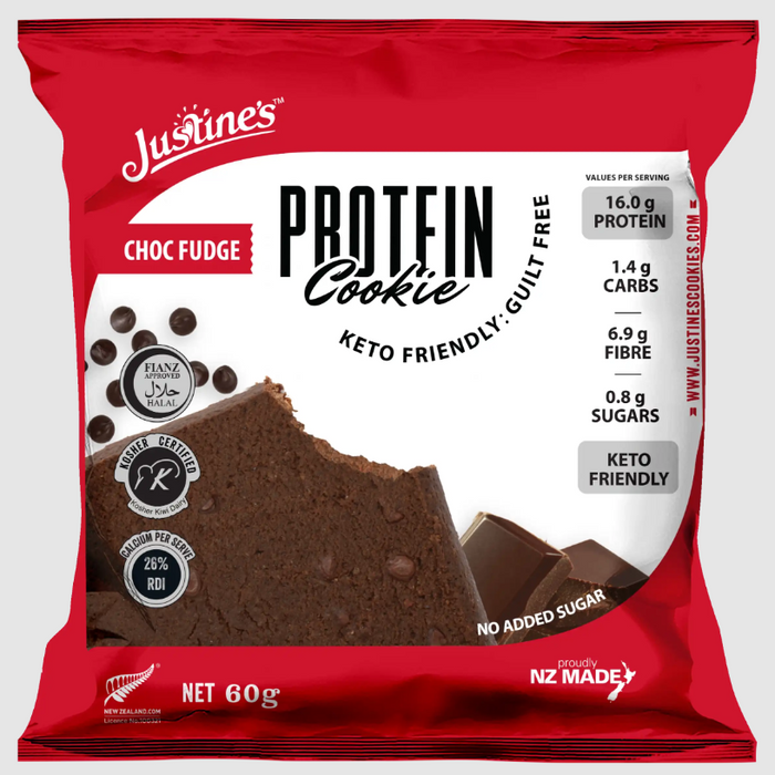 Justine's Protein Cookie Selection Box 60-75g - Box of 12