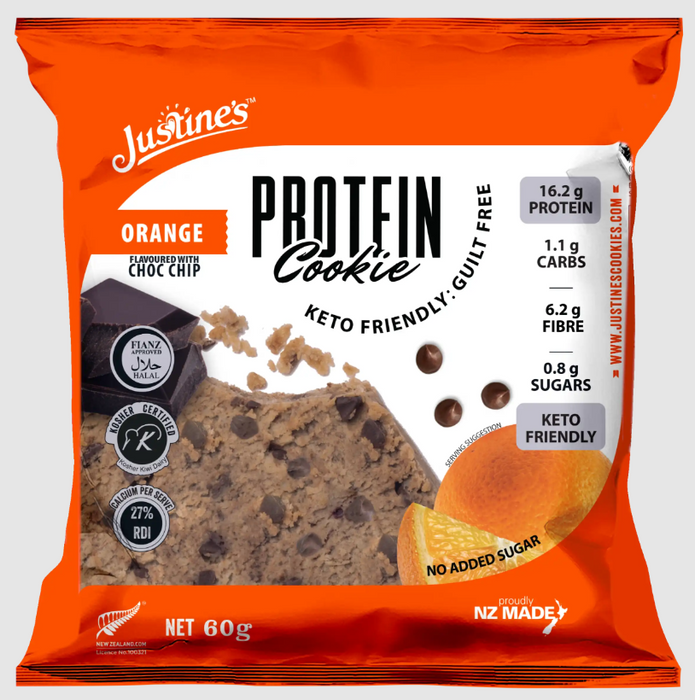 Justine's Protein Cookie Selection Box 60-75g - Box of 12