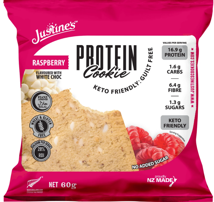 Justine's Protein Cookie Selection Box 60-75g - Box of 12