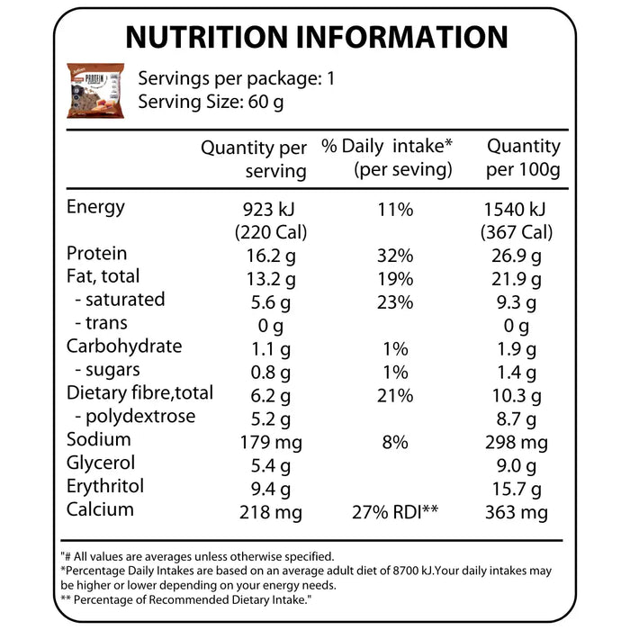 Justine's Protein Cookie Box of 12