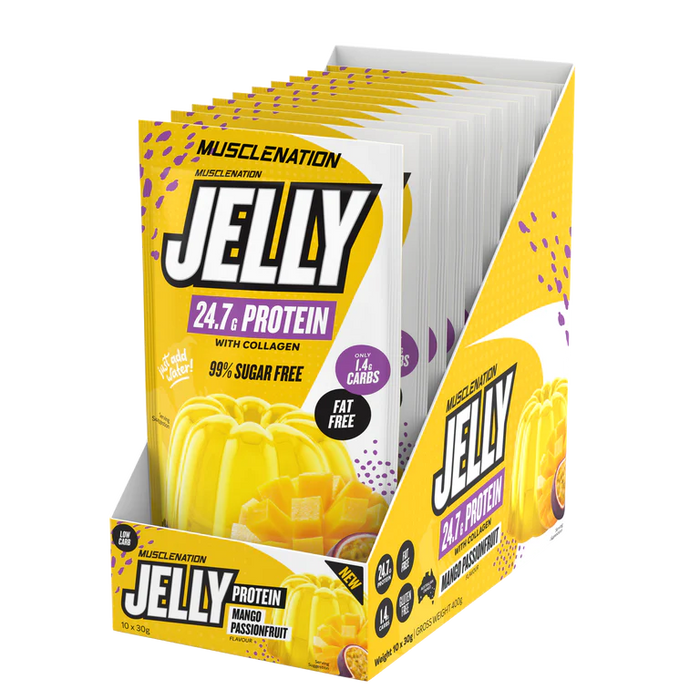 MUSCLE NATION PROTEIN JELLY 10 serves