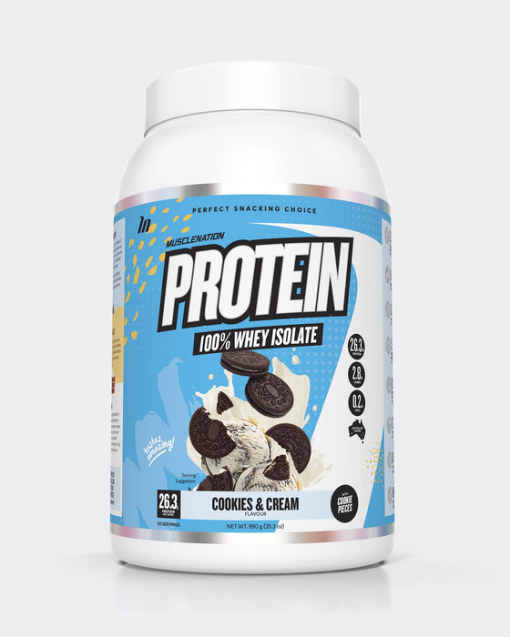 MUSCLE NATION PROTEIN 100% WHEY ISOLATE