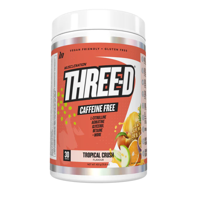 MUSCLE NATION THREE-D NON STIM PRE WORKOUT