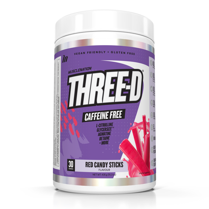 MUSCLE NATION THREE-D NON STIM PRE WORKOUT