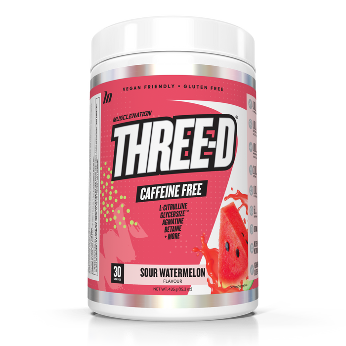MUSCLE NATION THREE-D NON STIM PRE WORKOUT