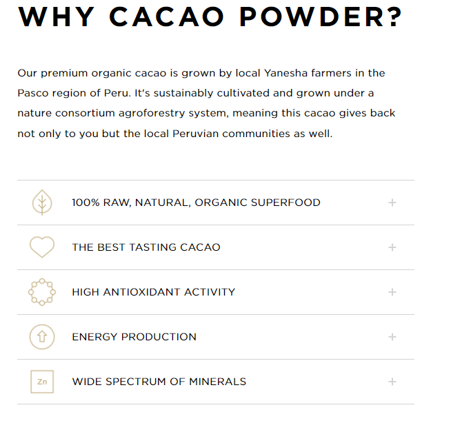 Tropeaka Cacao Powder - 200g