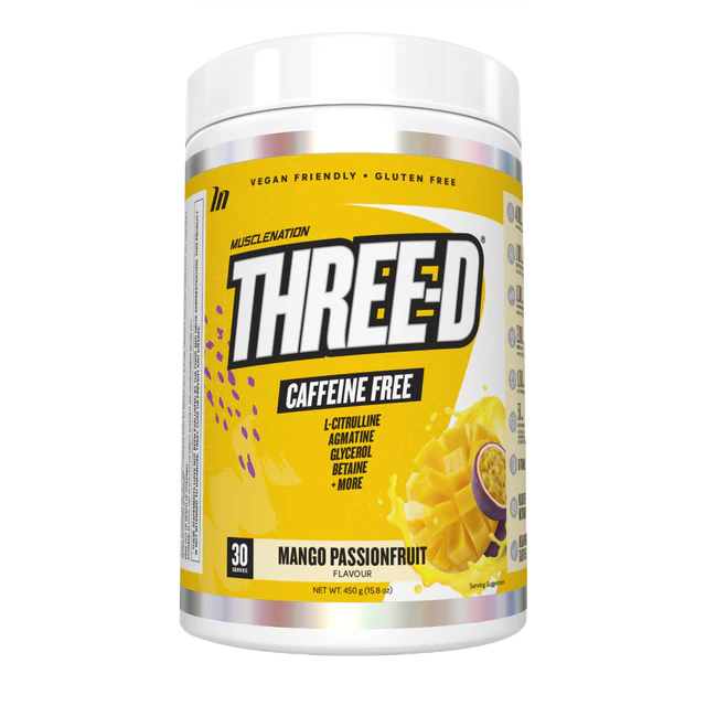 MUSCLE NATION THREE-D NON STIM PRE WORKOUT