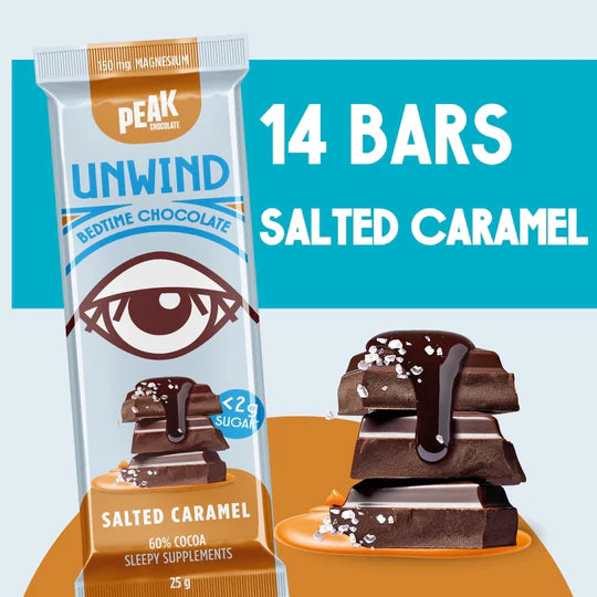 PEAK CHOCOLATE UNWIND  Box of 14 bars