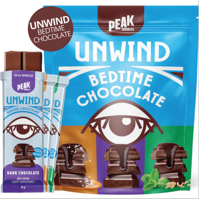 PEAK CHOCOLATE UNWIND  Box of 14 bars