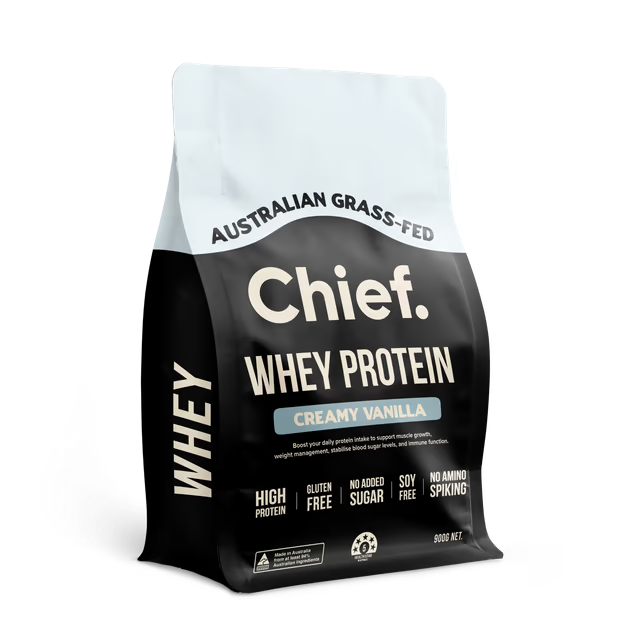Chief Nutrition Grass-fed Whey Protein Powder (30 serves) COMING SOON