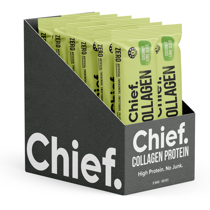 CHIEF COLLAGEN PROTEIN BAR (Box of 12)