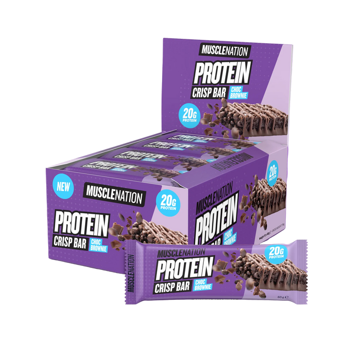 MUSCLE NATION CRISP PROTEIN BAR  (Box of 12)