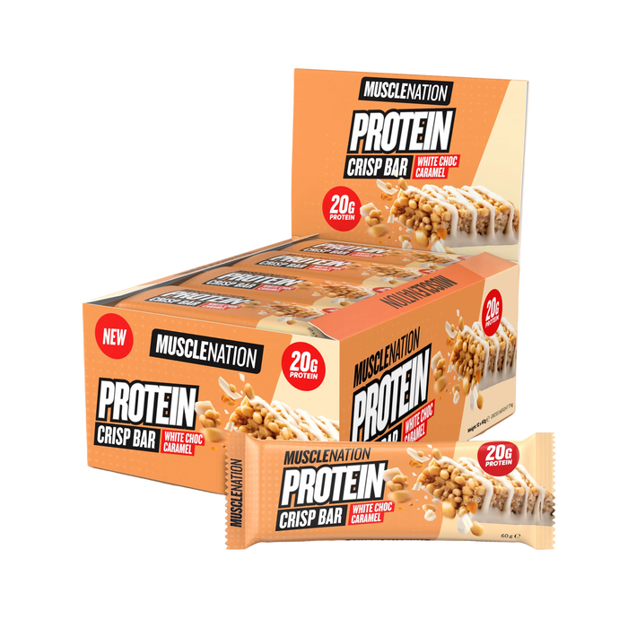 MUSCLE NATION CRISP PROTEIN BAR  (Box of 12)