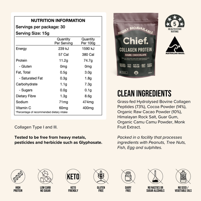 CHIEF GRASS-FED COLLAGEN 30 serves