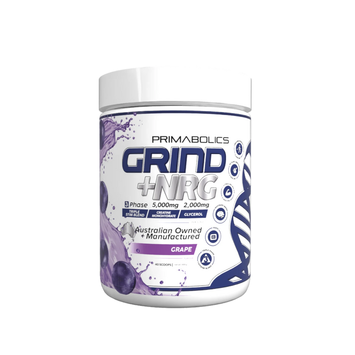 Primabolics GRIND+NRG HIGH STIM PRE WORKOUT