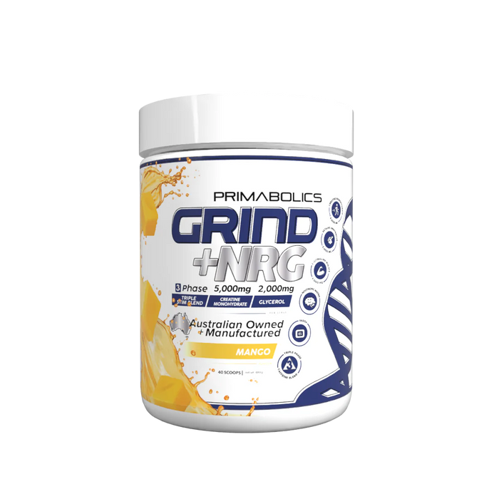 Primabolics GRIND+NRG HIGH STIM PRE WORKOUT