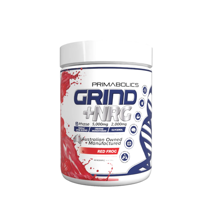 Primabolics GRIND+NRG HIGH STIM PRE WORKOUT