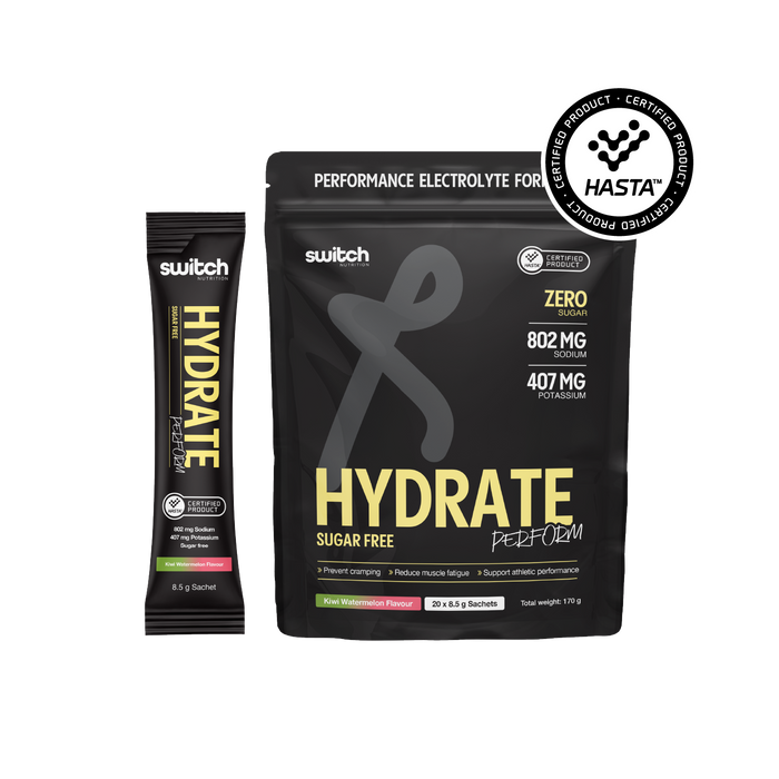 SWITCH Hydrate Perform Sugar Free Pouch [20 Serves]