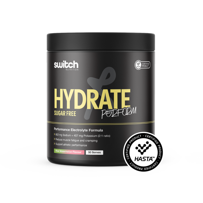 SWITCH Hydrate Perform Sugar Free [50 Serves] HASTA Certified