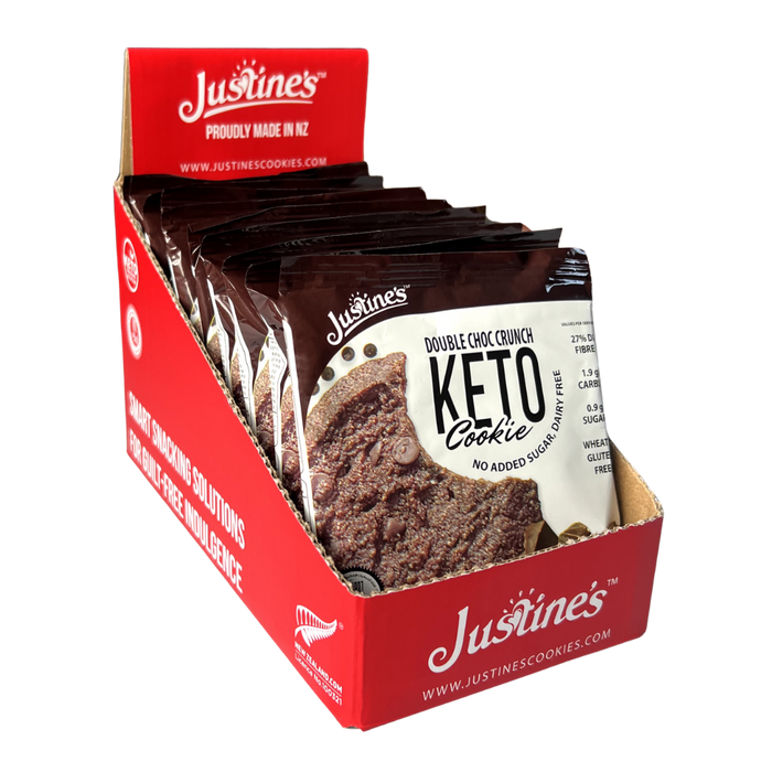 Justine's Keto Crunch Cookie 40g Box of 12