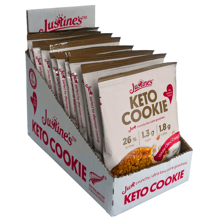Justine's Keto Crunch Cookie 40g Box of 12