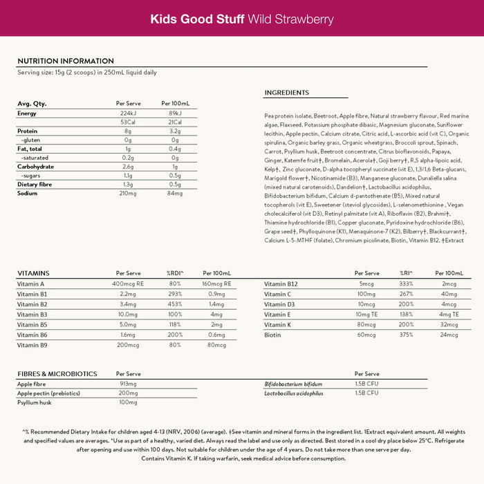 Nuzest Kids Good Stuff 225g Tub