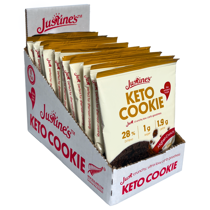 Justine's Keto Crunch Cookie 40g Box of 12