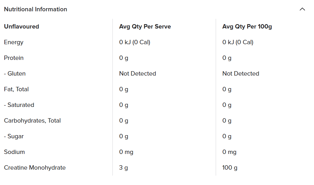 MN CREATINE 75 serve