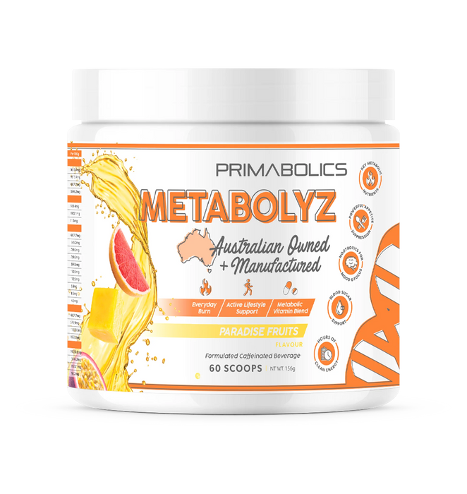Primabolics METABOLYZ  60SV (LOW STIMULANT, NATURAL CAFFEINE FAT BURNER)