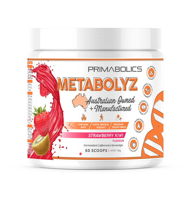 Primabolics METABOLYZ  60SV (LOW STIMULANT, NATURAL CAFFEINE FAT BURNER)