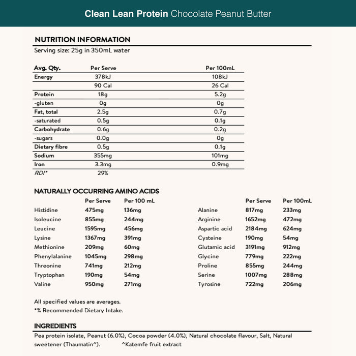Nuzest Clean Lean Protein 500g Tub